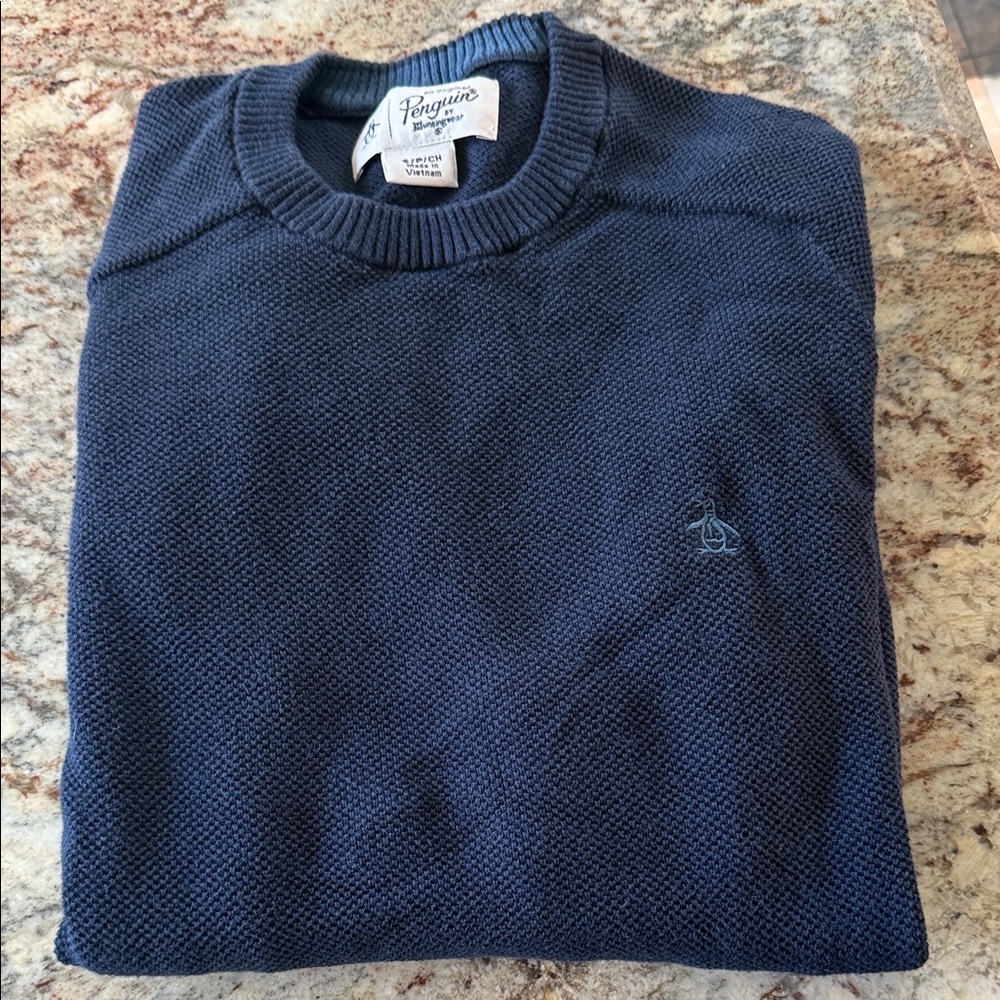 Original Penguin kids Navy Sweater